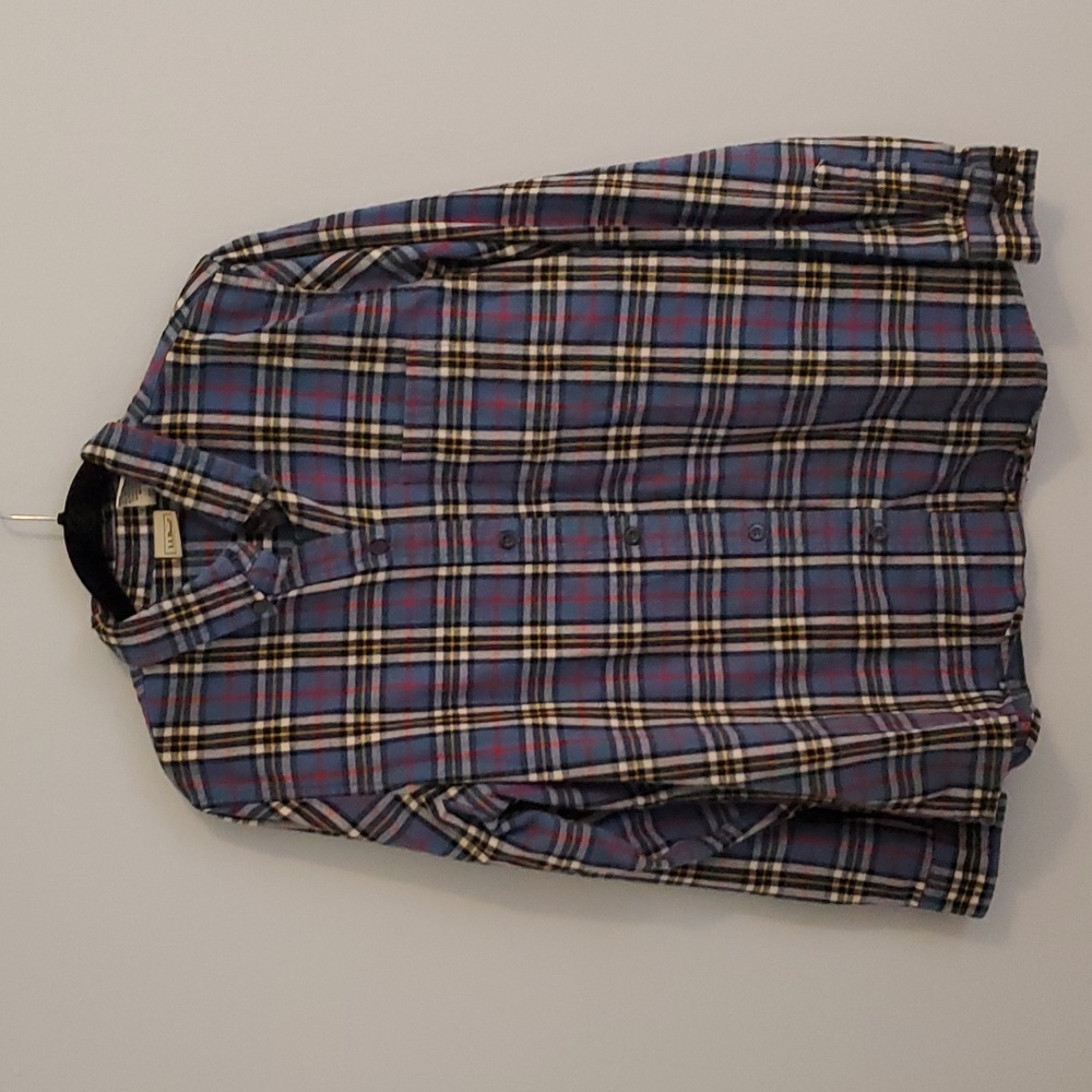 Womens L.L. Bean Flannel Shirt size Medium EUC